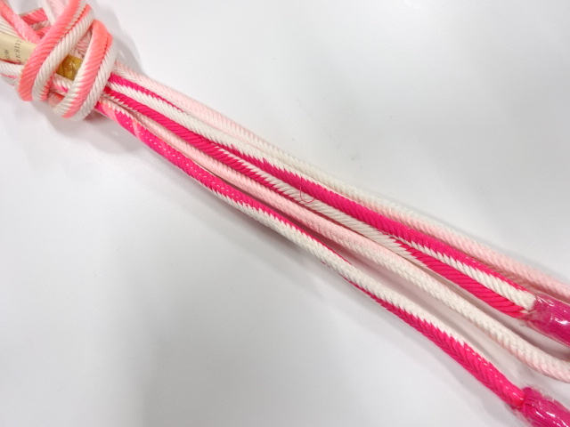 SILK twisted tassel hand-knit obijime